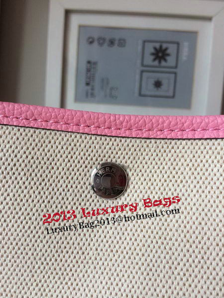 Hermes Garden Party 36CM Bag Canvas Leather H11M Pink Hermes Garden Party 36CM Bag Canvas Leather H11M Pink