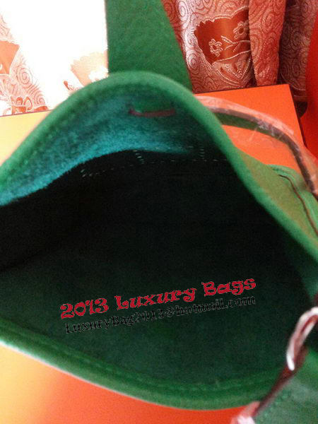 Hermes mini Evelyne Messenger Bag H1608S Green Hermes mini Evelyne Messenger Bag H1608S Green