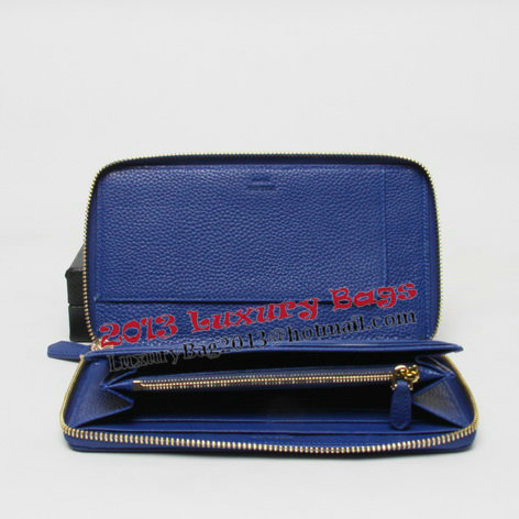 Prada Grainy Leather Wallets 1M1188 Blue Prada Grainy Leather Wallets 1M1188 Blue