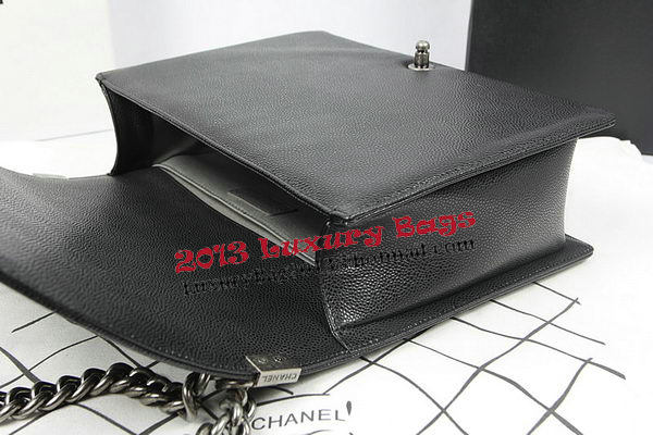 Boy Chanel Flap Shoulder Bag Original Cannage Pattern A67087 Black Boy Chanel Flap Shoulder Bag Original Cannage Pattern A67087 Black