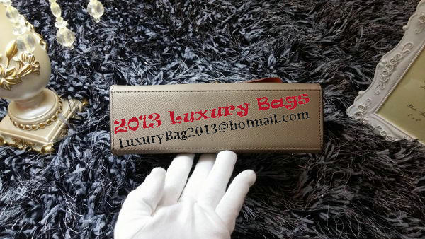 Hermes MINI Kelly 22cm Tote Bag Calf Leather K011 Grey Hermes MINI Kelly 22cm Tote Bag Calf Leather K011 Grey