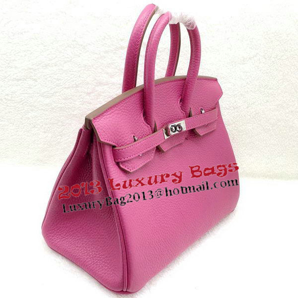 Hermes Birkin 25CM Tote Bag Original Leather H25T Rose Hermes Birkin 25CM Tote Bag Original Leather H25T Rose