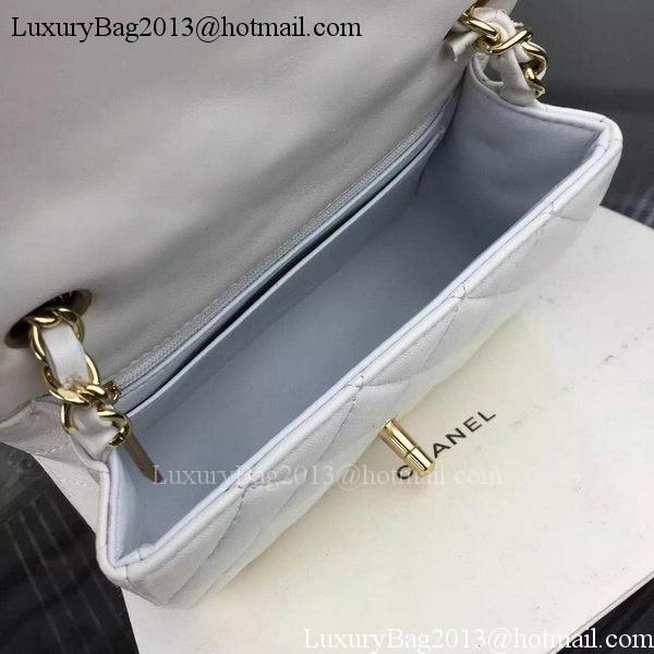 Chanel Classic Flap Bag Original Sheepskin Leather A5171 White Chanel Classic Flap Bag Original Sheepskin Leather A5171 White