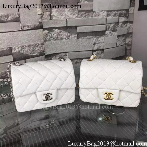 Chanel Classic Flap Bag Original Sheepskin Leather A5171 White Chanel Classic Flap Bag Original Sheepskin Leather A5171 White