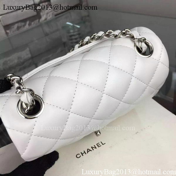 Chanel Classic Flap Bag Original Sheepskin Leather A5171 White Chanel Classic Flap Bag Original Sheepskin Leather A5171 White