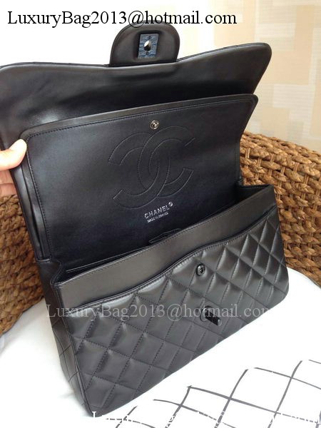 Chanel Classic Flap Bag Original Lambskin Leather A1113 Black Chanel Classic Flap Bag Original Lambskin Leather A1113 Black