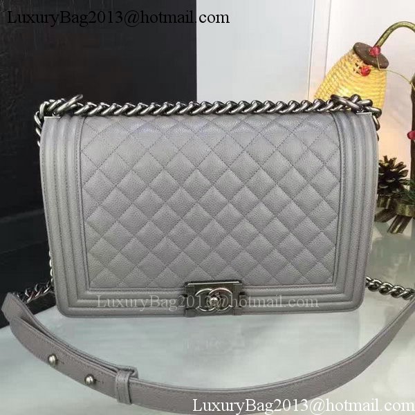 Boy Chanel Flap Bags Original Grey Cannage Pattern A67088 Silver Boy Chanel Flap Bags Original Grey Cannage Pattern A67088 Silver