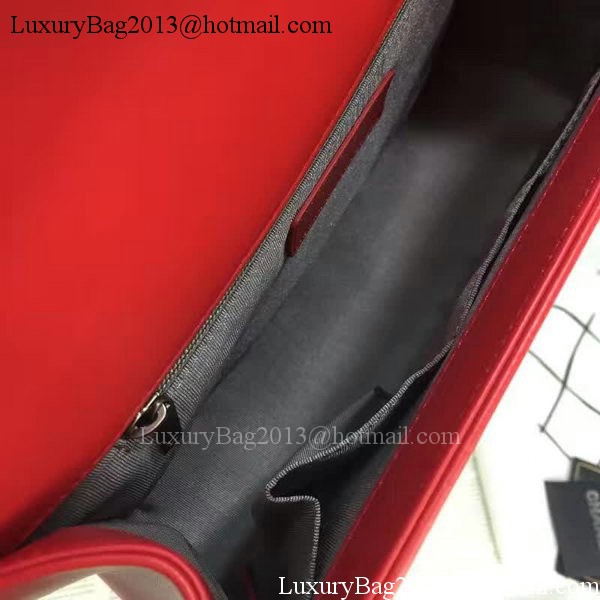 Boy Chanel Flap Bag Red Original Sheepskin Leather A67088 Silver Boy Chanel Flap Bag Red Original Sheepskin Leather A67088 Silver