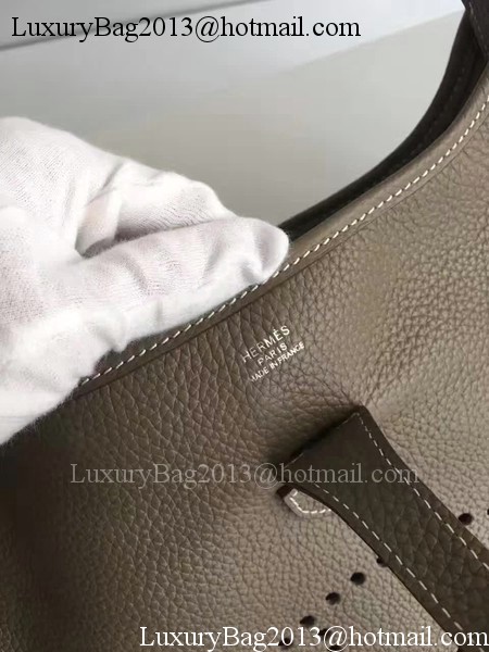 Hermes Evelyne 30cm Messenger Bag E3301 Grey Hermes Evelyne 30cm Messenger Bag E3301 Grey