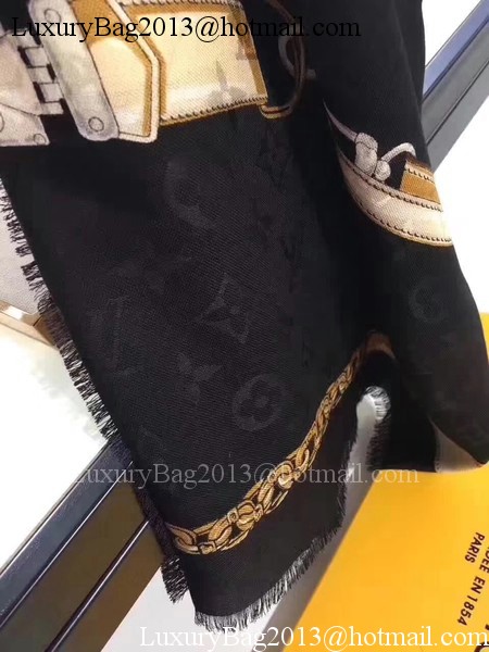 Louis Vuitton Scarf A3256 Black Louis Vuitton Scarf A3256 Black