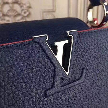 Louis Vuitton Original Leather CAPUCINES BB M54419 Blue Louis Vuitton Original Leather CAPUCINES BB M54419 Blue