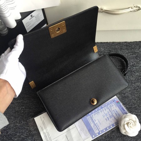 Boy Chanel Flap Bag Original Chevron Leather A67086 Black Boy Chanel Flap Bag Original Chevron Leather A67086 Black