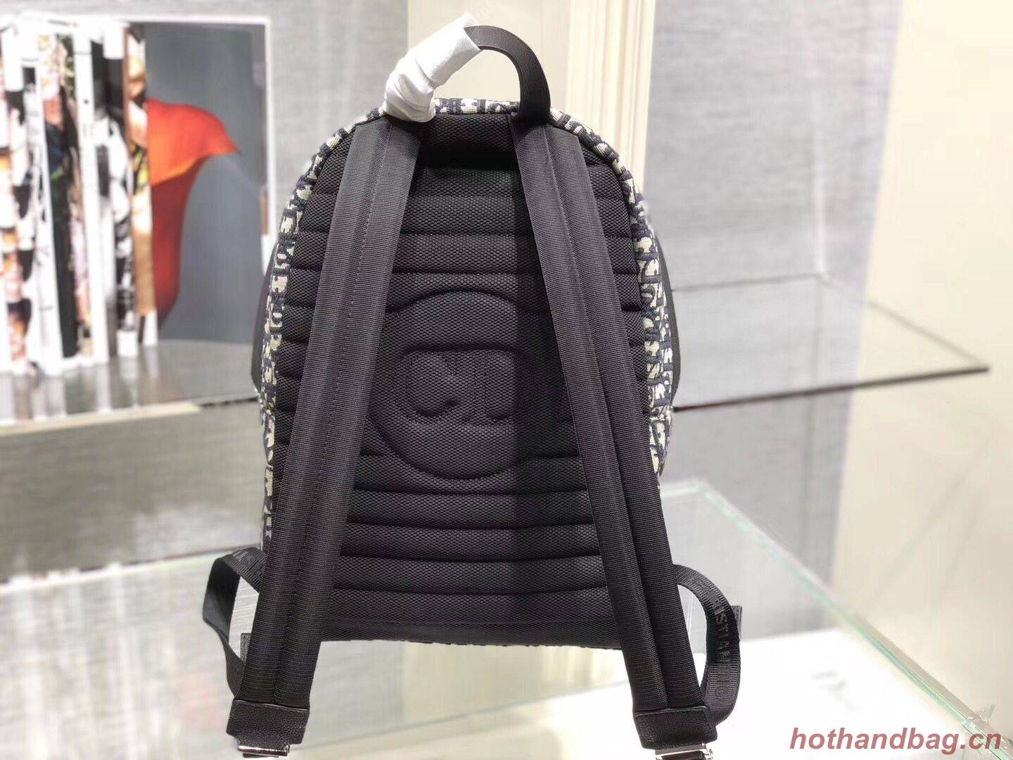 Dior Canvas Backpack Bag M04421 Black Dior Canvas Backpack Bag M04421 Black
