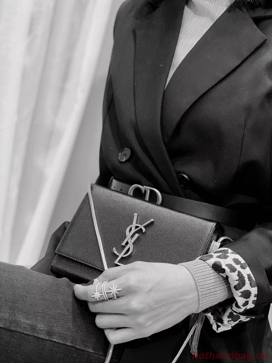 Yves Saint Laurent Kate mini Original leather Shoulder Bag Y593122 Black Yves Saint Laurent Kate mini Original leather Shoulder Bag Y593122 Black