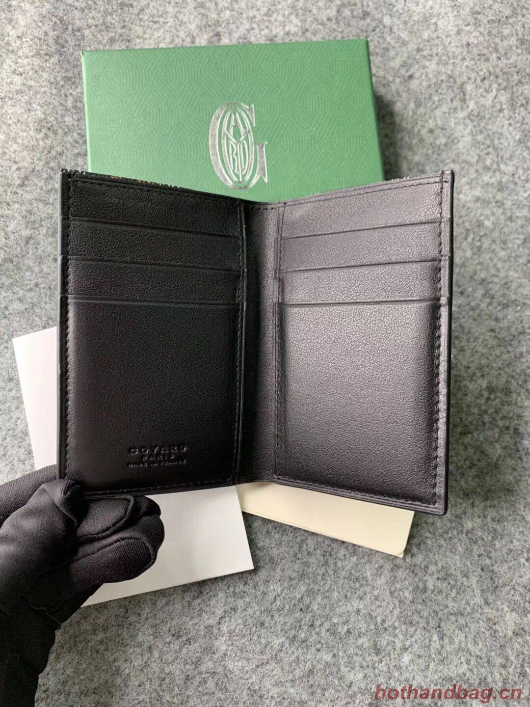 Goyard Wallet 9982 black Goyard Wallet 9982 black