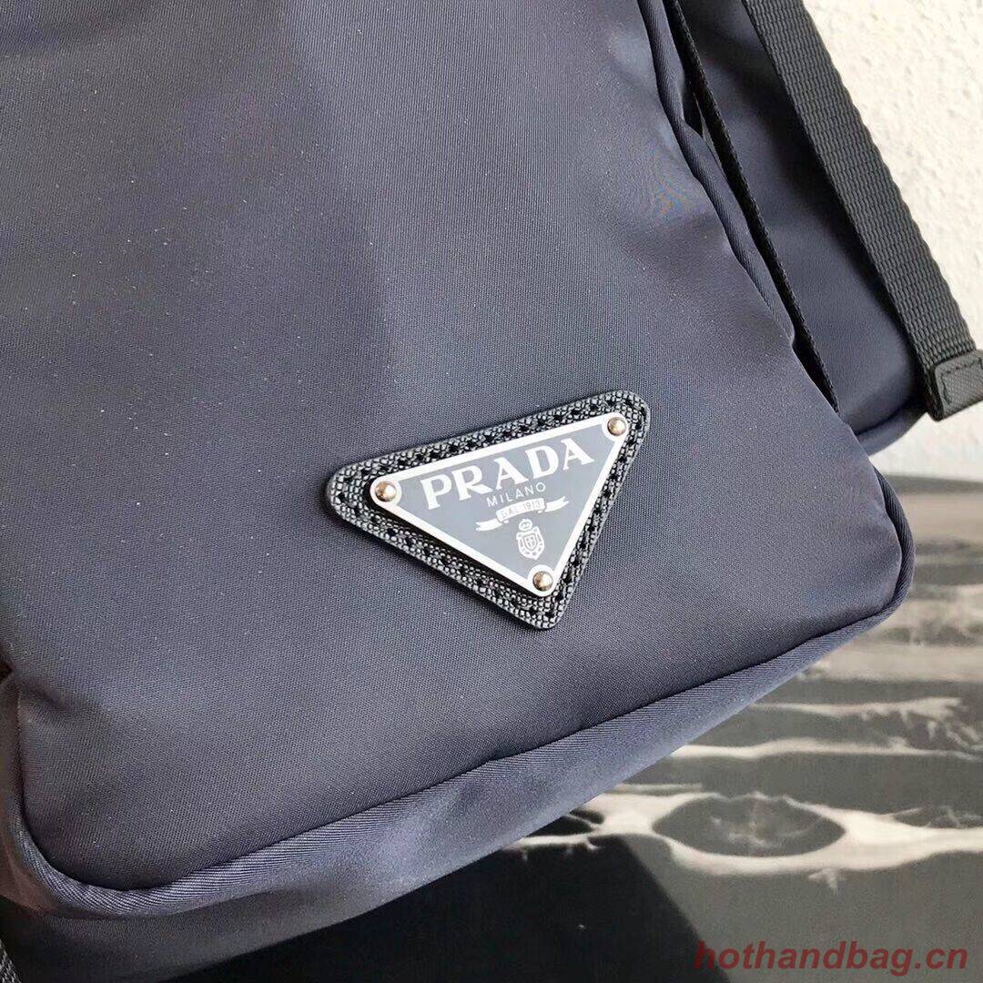 Prada Re-Nylon backpack 2VZ135 black&red Prada Re-Nylon backpack 2VZ135 black&red