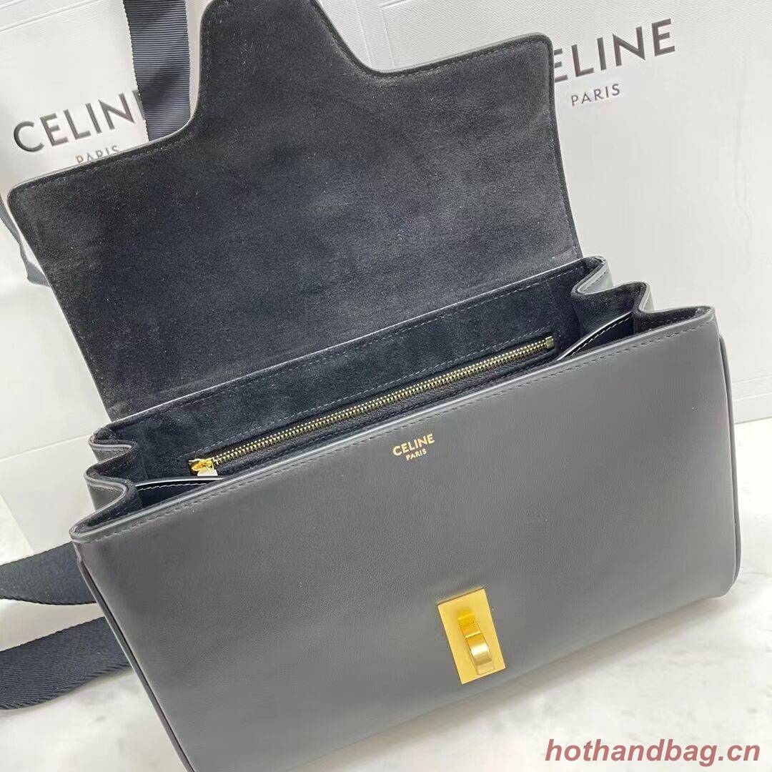 Celine TEEN SOFT 16 IN SMOOTH CALFSKIN 196853 black Celine TEEN SOFT 16 IN SMOOTH CALFSKIN 196853 black