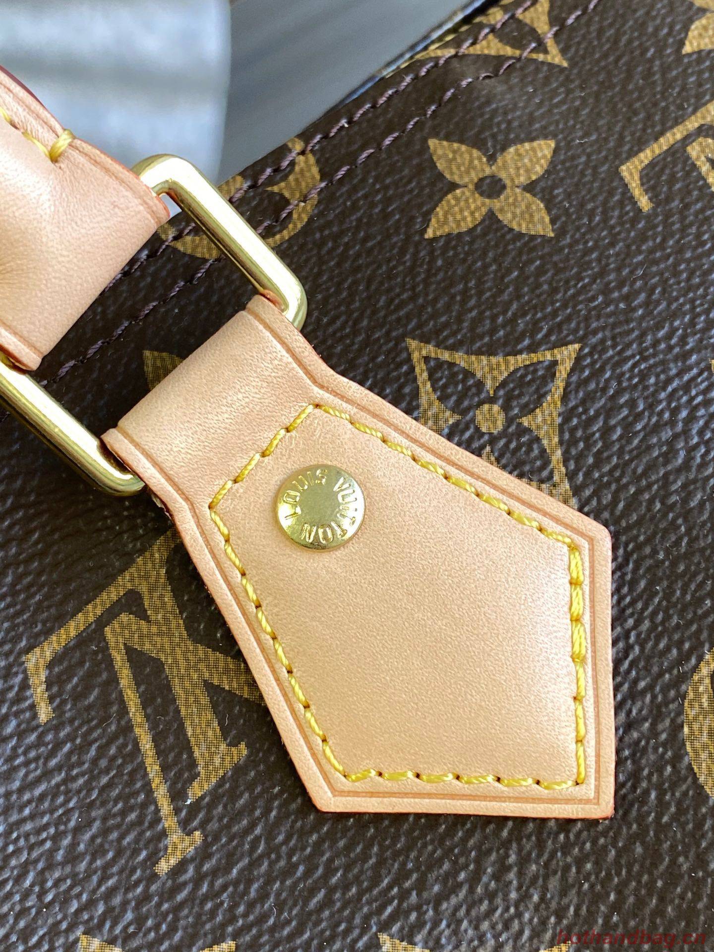 Louis Vuitton Speedy 35 Original Leather Shoulder Strap Bag M40392 Louis Vuitton Speedy 35 Original Leather Shoulder Strap Bag M40392