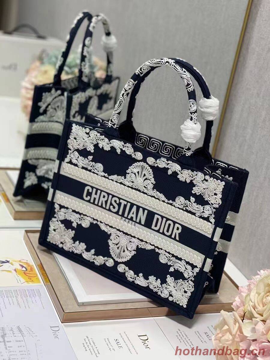SMALL DIOR BOOK TOTE Embroidery C1212S SMALL DIOR BOOK TOTE Embroidery C1212S