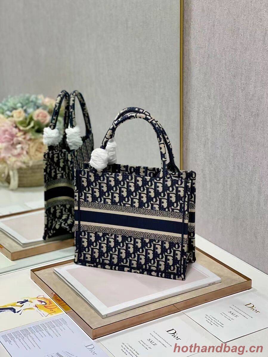 SMALL DIOR BOOK TOTE Embroidery C1331-6 SMALL DIOR BOOK TOTE Embroidery C1331-6