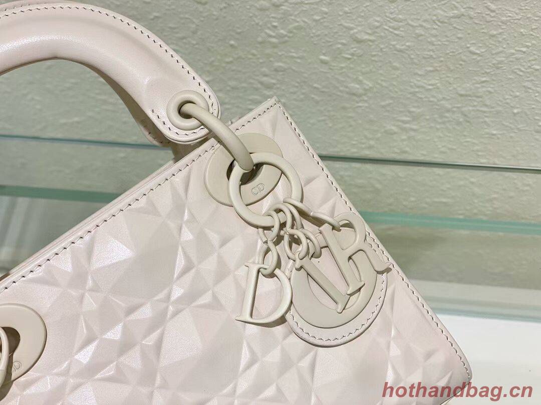 MINI LADY DIOR BAG Cannage Calfskin C2815 white MINI LADY DIOR BAG Cannage Calfskin C2815 white