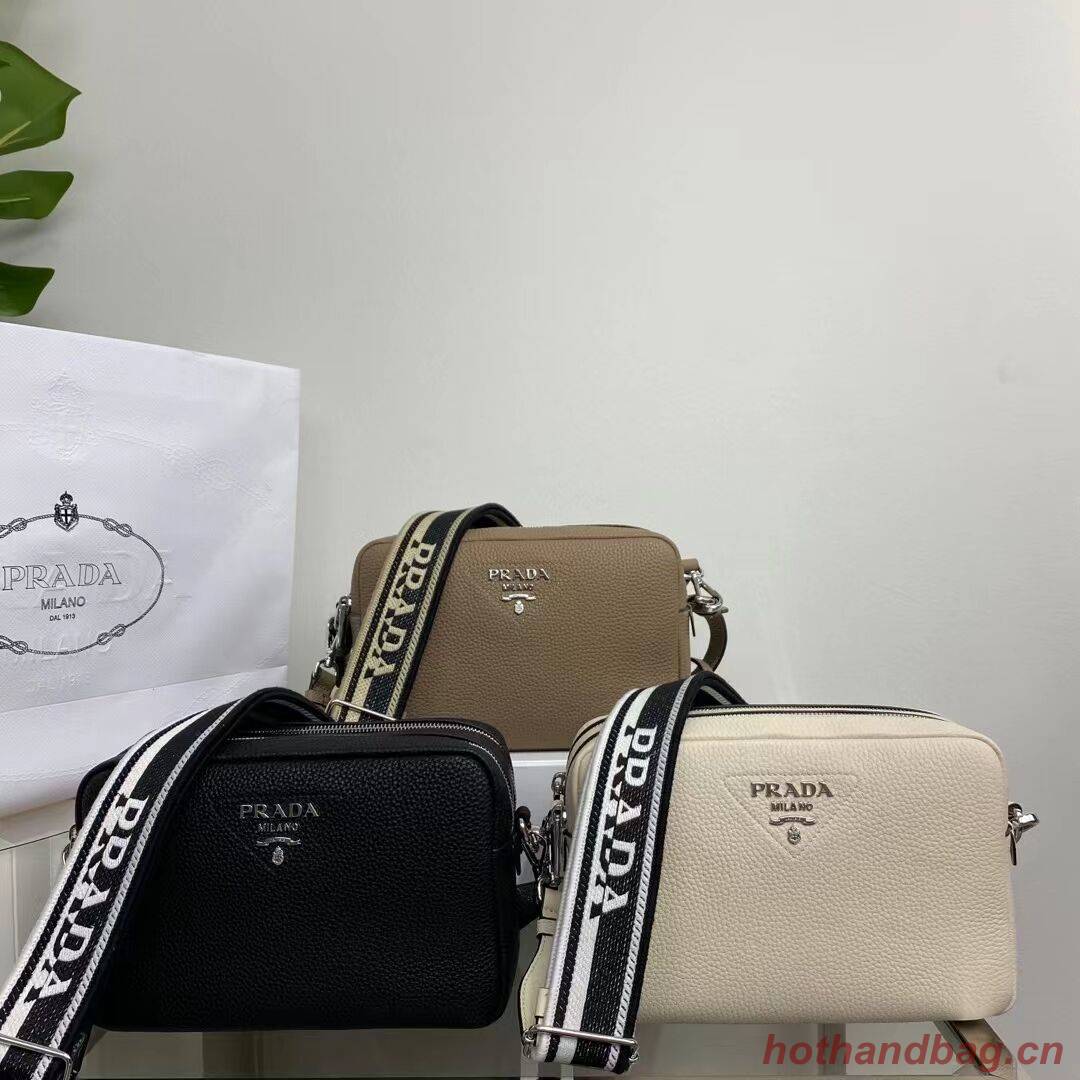 Prada Leather bag with shoulder strap 1BH082 black Prada Leather bag with shoulder strap 1BH082 black