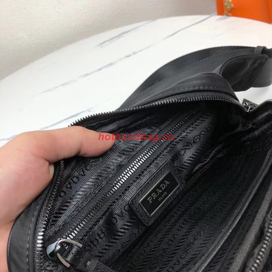 Prada Saffiano Belt Bag 1BL010 Black Prada Saffiano Belt Bag 1BL010 Black