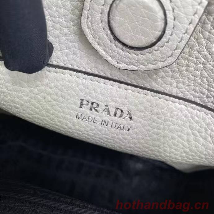 Prada Leather mini shoulder bag 1BH191 white Prada Leather mini shoulder bag 1BH191 white