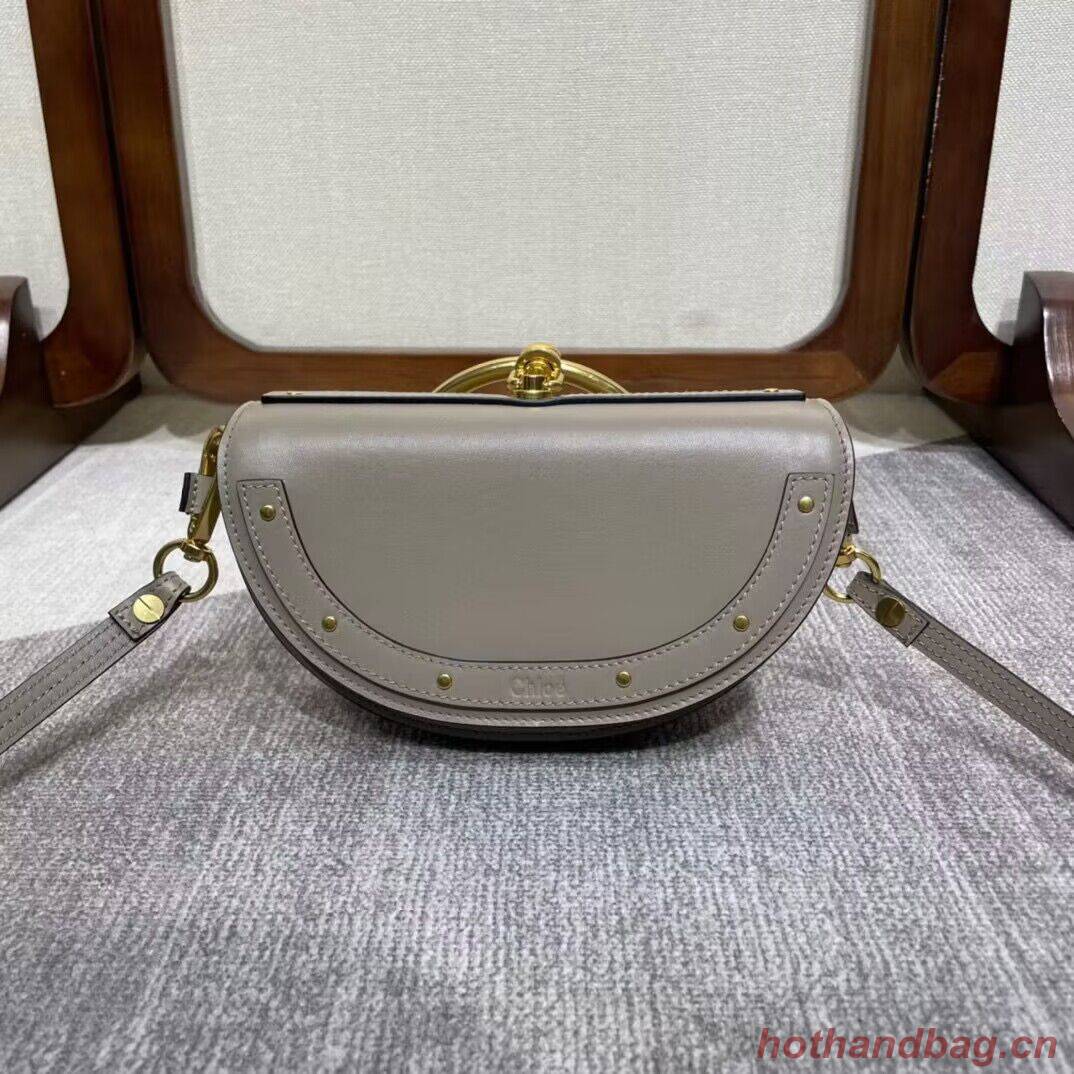 Chloe Nile Bracelet Minaudiere Original Leather 6020 Gray Chloe Nile Bracelet Minaudiere Original Leather 6020 Gray