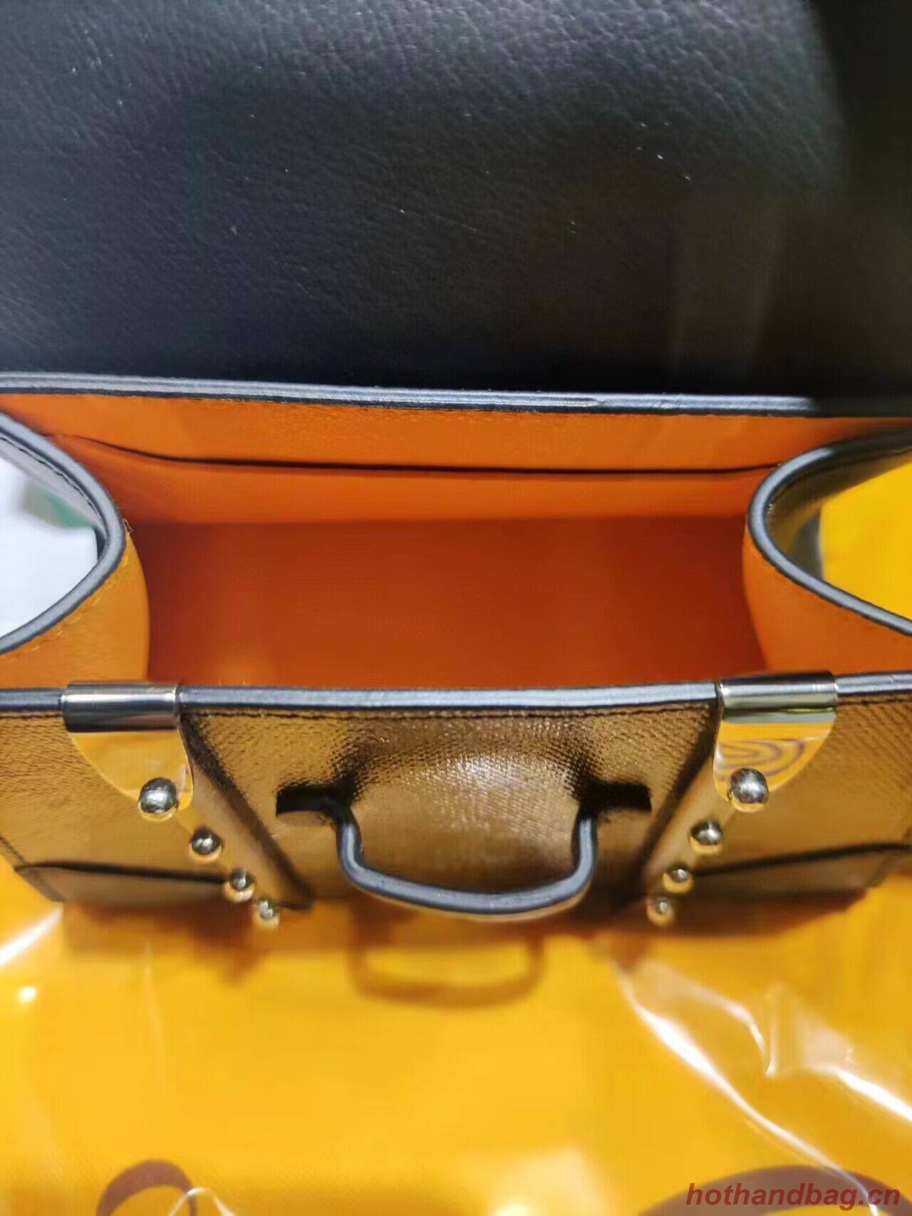 Goyard Nano Saigon Tote Bag Original Leather 55633 Black Goyard Nano Saigon Tote Bag Original Leather 55633 Black