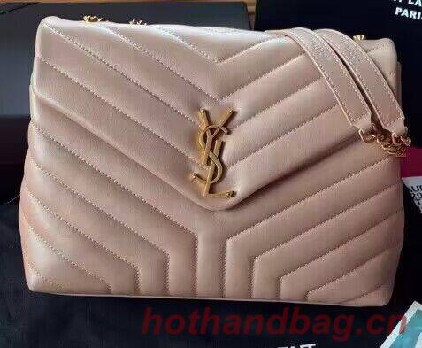 SAINT LAURENT Loulou Monogram medium quilted leather shoulder bag 74558 Khaki SAINT LAURENT Loulou Monogram medium quilted leather shoulder bag 74558 Khaki