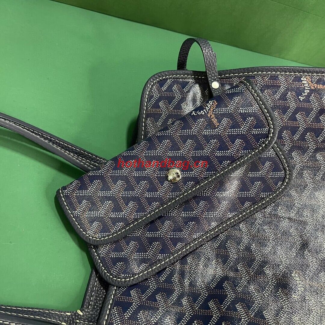Goyard Hardy 2 Original Calfskin Leather Pet Bag 20299 Dark Blue Goyard Hardy 2 Original Calfskin Leather Pet Bag 20299 Dark Blue