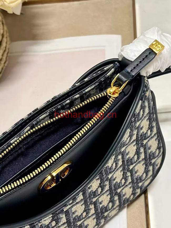 Dior 30 MONTAIGNE HOBO AVENUE MINI BAG Blue Dior Oblique Jacquard S2187UCNX Dior 30 MONTAIGNE HOBO AVENUE MINI BAG Blue Dior Oblique Jacquard S2187UCNX