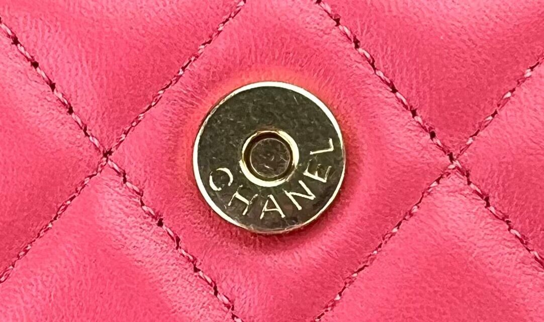 CHANEL 22B Kelly Pearl Top Handle Bag AP3513 Rose CHANEL 22B Kelly Pearl Top Handle Bag AP3513 Rose