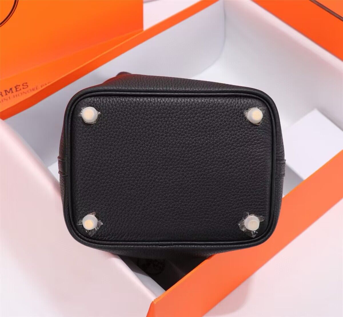 Hermes Picotin Lock Bags Original togo Leather PL3388 Black Gold-Tone Hermes Picotin Lock Bags Original togo Leather PL3388 Black Gold-Tone