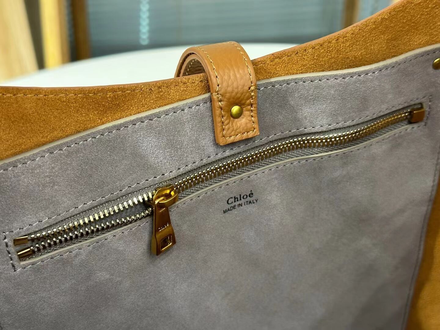 CHLOE leather shoulder bag CL224765 Caramel CHLOE leather shoulder bag CL224765 Caramel