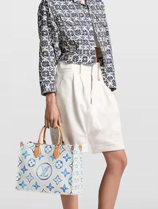 Louis Vuitton NEW OnTheGo MM M11262 Lagoon Blue Louis Vuitton NEW OnTheGo MM M11262 Lagoon Blue