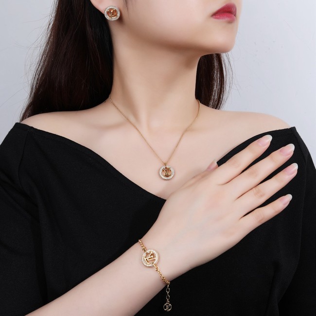 Louis Vuitton Necklace&Earrings&Bracelet CE16374