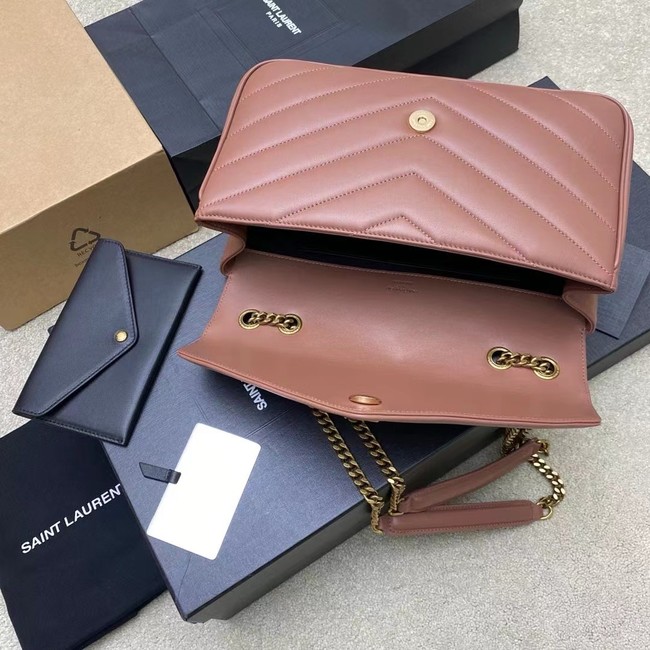 SAINT LAURENT LOULOU MEDIUM IN MATELASSE LAMBSKIN 801439 HORTENSIA