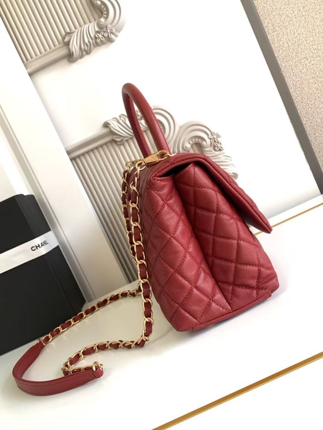 Chanel LARGE FLAP BAG WITH TOP HANDLE 92991-12