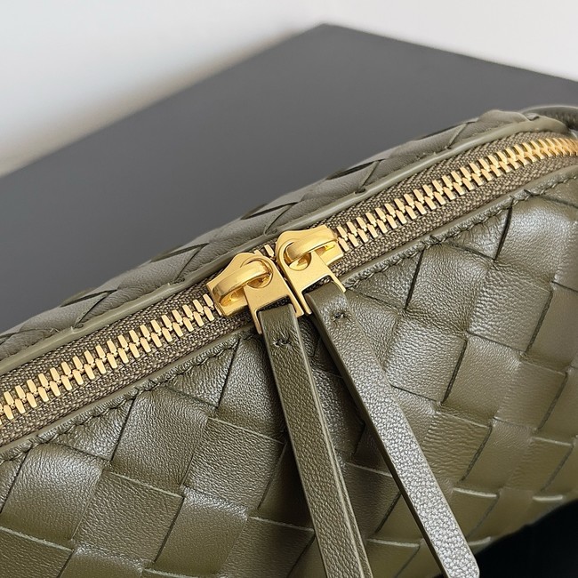 Bottega Veneta Intrecciato Concert Pouch 794258 Travertine