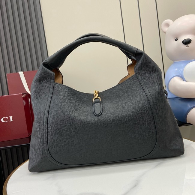 GUCCI SOFTBIT MAXI SHOULDER BAG 837466 black