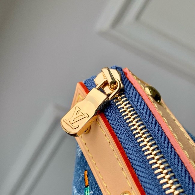 Louis Vuitton NEW LV x TM Pochette Accessoires M13994 Denim Blue