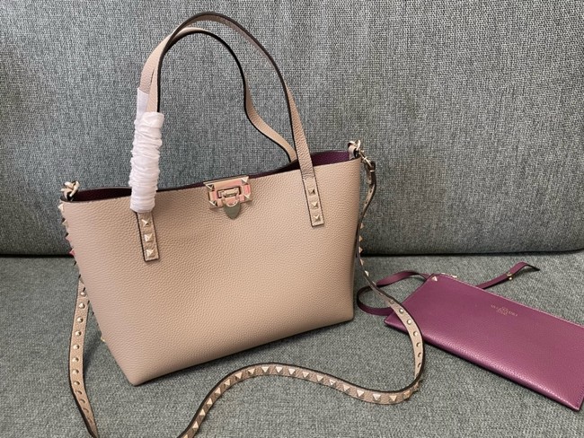 VALENTINO VLOGO calfskin Shoulder Bag 0001 pink