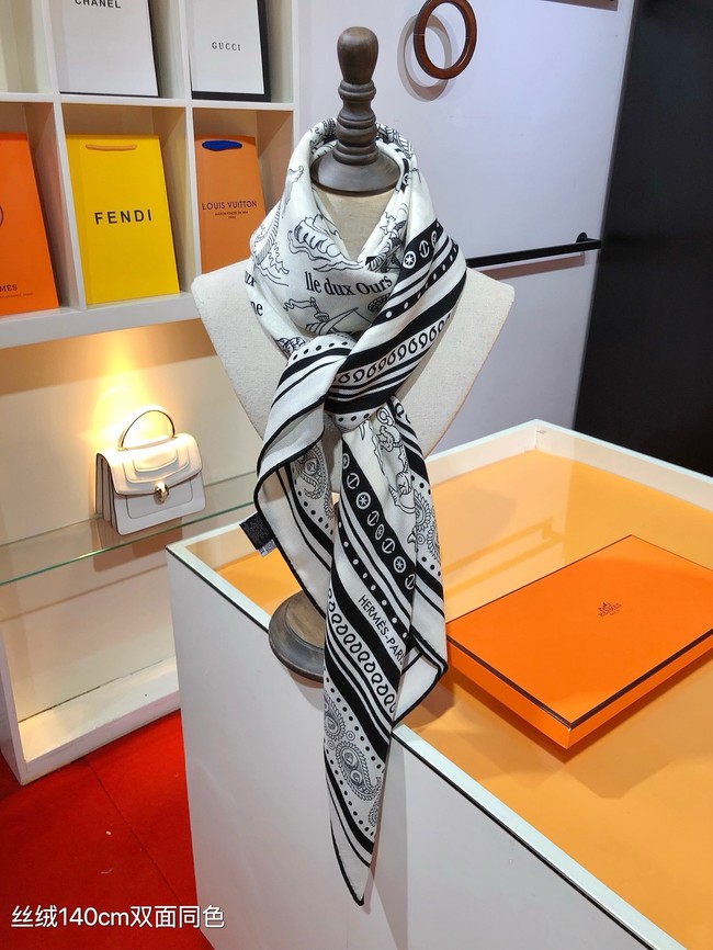 Hermes Shawl Cashmere and Silk KY132