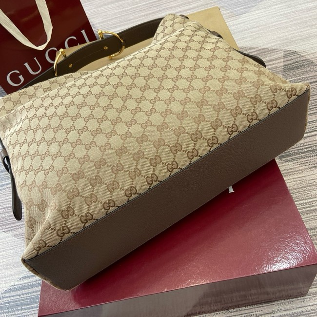 Gucci Beatrix large tote bag 850546 brown Original GG canvas