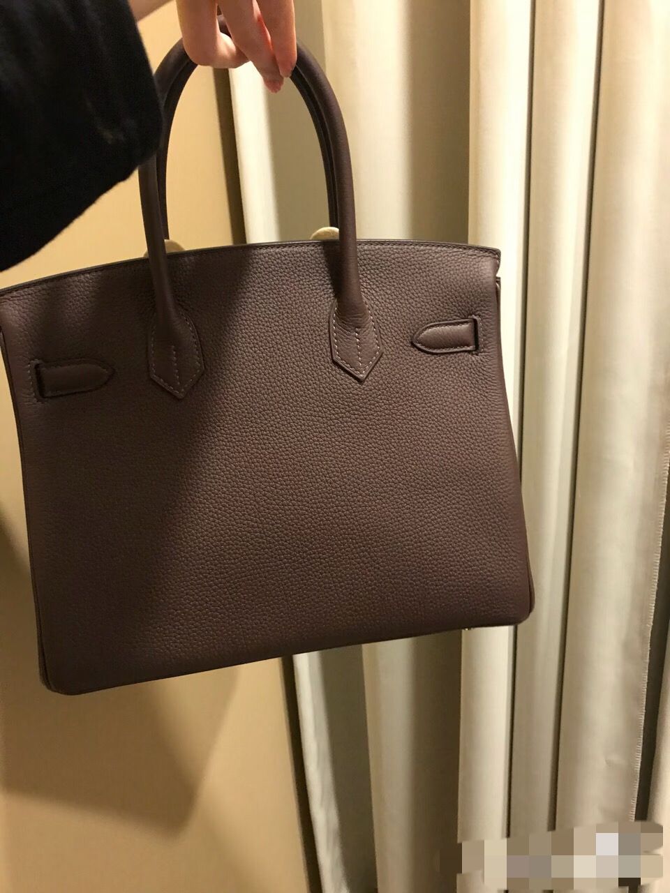 Hermes Original Togo Leather HB30O Coffee Hermes Original Togo Leather HB30O Coffee