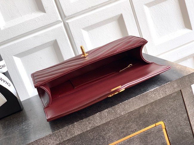Chanel Original Leather 26X C6044 burgundy