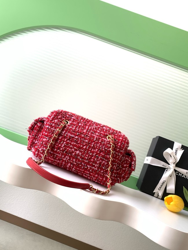 Chanel Small Bowling Bag AS5792 Red