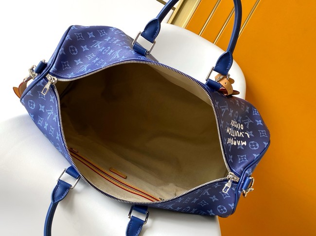 Louis Vuitton Keepall Bandouliere 45 M26868 dark blue